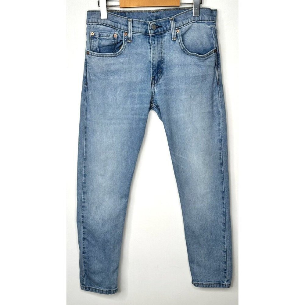 Levi's 512 Jeans Red Tab Slim Stretch Taper Fit Men Size W32/L27 Blue Denim